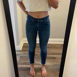 Madewell 27 Petite high waisted skinny jeans